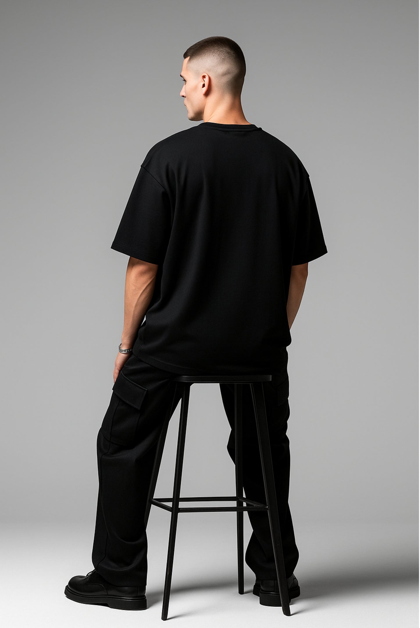 Ultra Instinct Edition Black Oversized T-shirt
