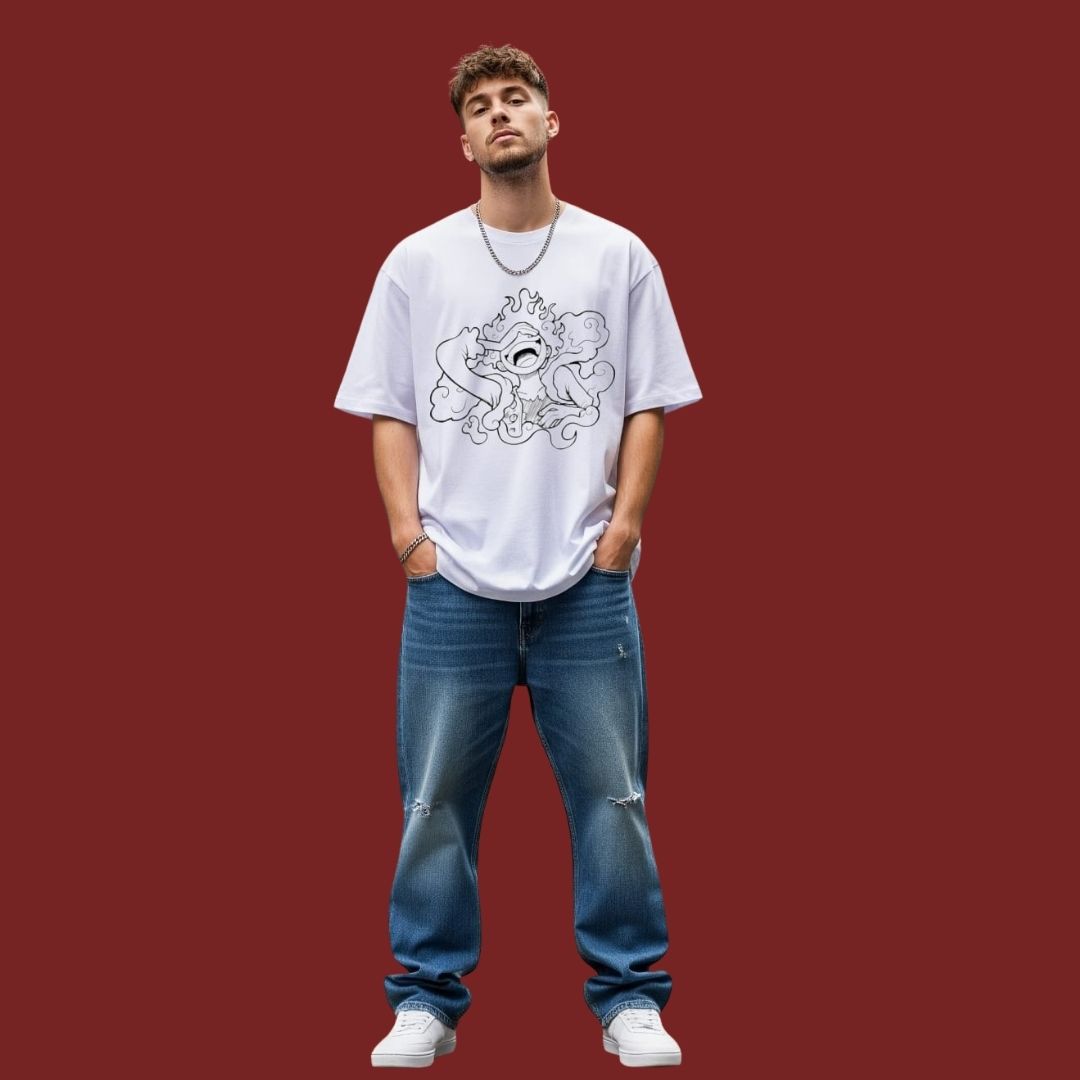 Luffy Wanted Poster Graphic Streetwear Tee
