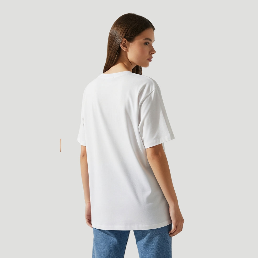 Demon Slayer Chibi Characters Oversized White T-Shirt