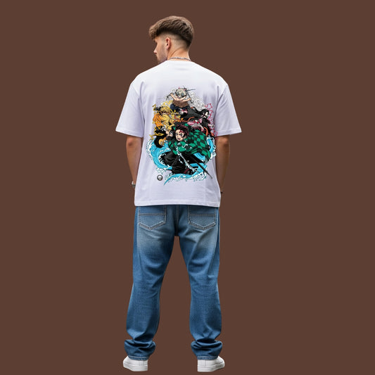 Snazzik Demon Slayer Oversized Tee