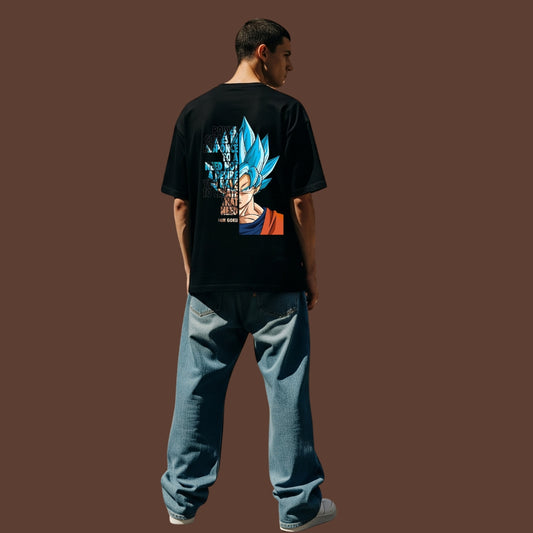 "Snazzik Dragon Ball Z Goku Oversized Tee