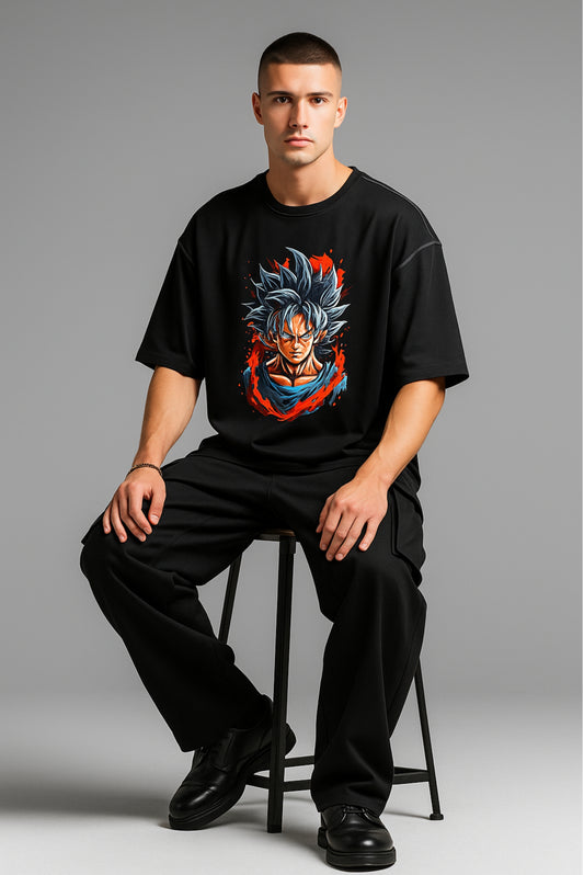 Ultra Instinct Edition Black Oversized T-shirt