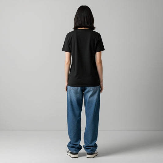 Black Love Graphic T-Shirt – Cotton Regular Fit