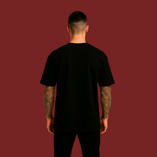 Snazzik Men's Dragon Graphic Oversized T-shirt